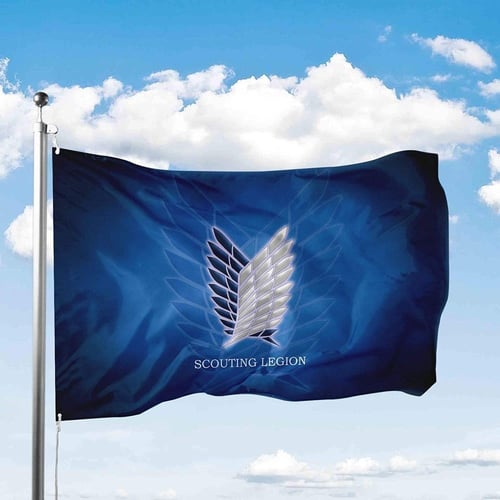 علم هجوم العمالقة - Attack On Titan Flag