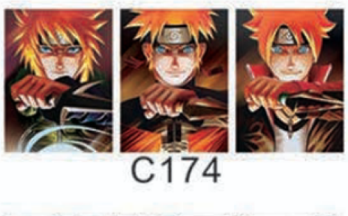 ميدالية ناروتو ثلاثية الابعاد - naruto 3D Keychain