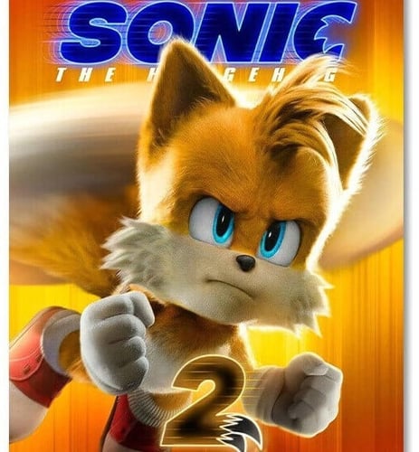 بوستر سونيك ثلاثي الابعاد - Sonic 3D Poster