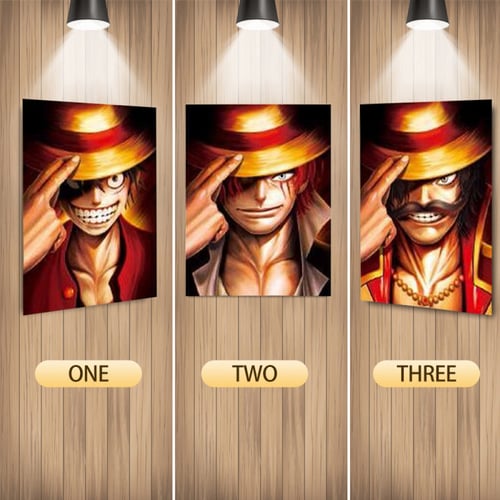 بوستر ثلاثي الابعاد ون بيس -One Piece 3D Poster