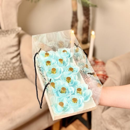 توزيعات بوكس ورود (12 وردة) + نانو مسك - هدايا منا...