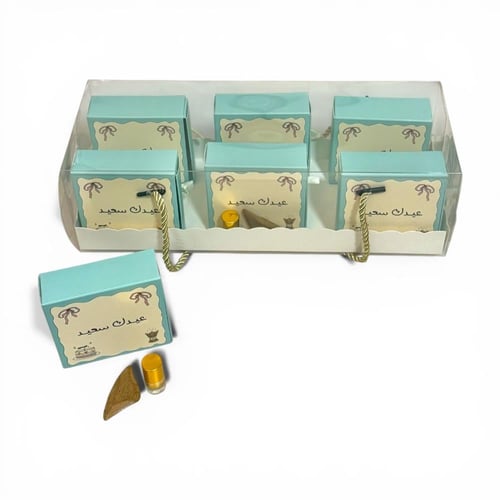 6 توزيعات داخل بوكس شفاف