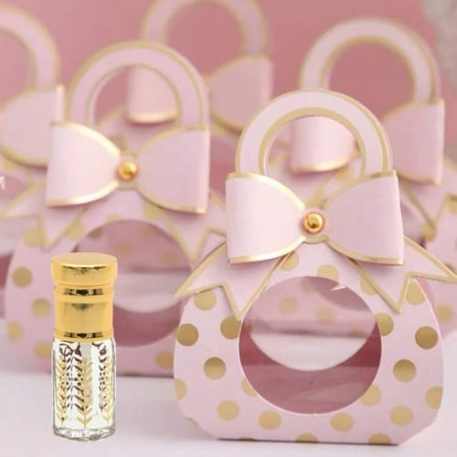 توزيعات شنطة شفاف (ربع تولة مسك) - توزيعات فاخرة ل...