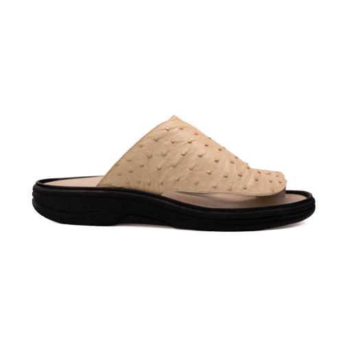 Strober medical leather ostrich shoe