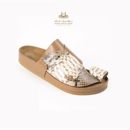 حذاء جلد ثعبان- وسادة قدم بيركنستوك الأصلية