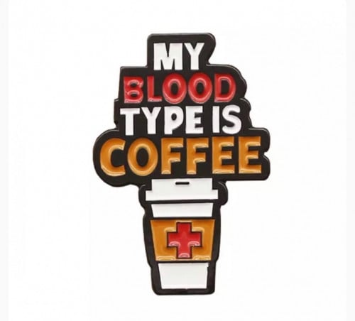 بروش فصيلة دمي قهوة