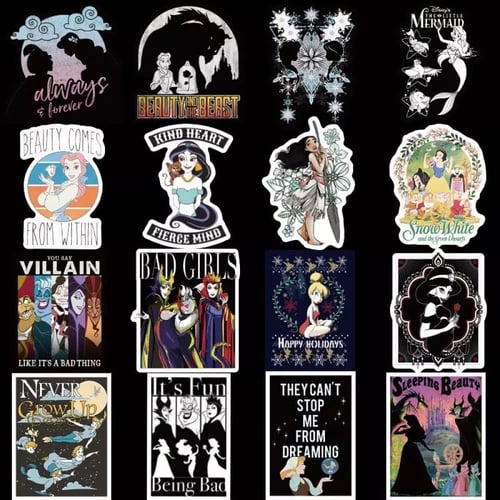 ملصقات أميرات ديزني | 50 قطعة