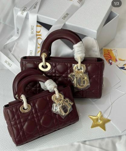 Di Joue Dior handbag maroon