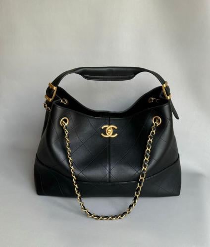 Chanel bag large Hobo black