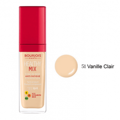 بورجوا N51 Vanille Clair كريم أساس هيلثي ميكس 30ml