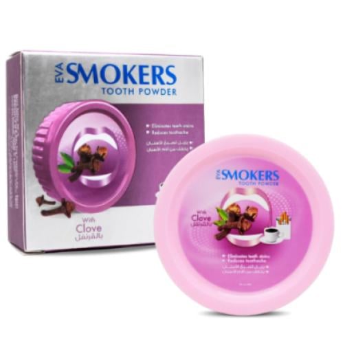 ايفا سموكر بودرة تنظيف الأسنان بالقرنفل 40g