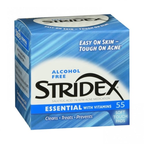 ستريدكس ايسينشال مسحات قطنية مكافحة حب الشباب بالف...