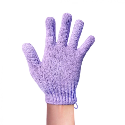 قفاز استحمام لتقشير الجسم بنفسجي عناية روز