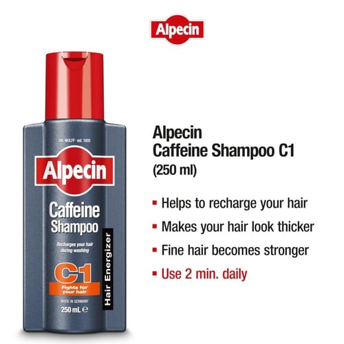 ألبيسين شامبو كافيين C1 محفز نمو الشعر و ألبيسين ك...