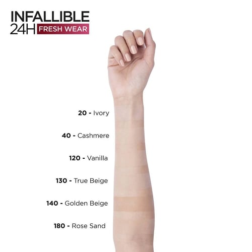 لوريال انفاليبل فريش كريم أساس بودرة 020 ايفوري 9g