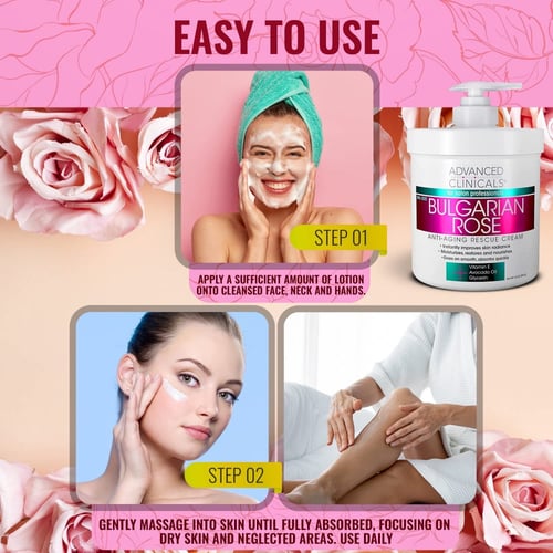 ادفانسد كلينيكالز كريم الورد البلغاري مضاد لعلامات...
