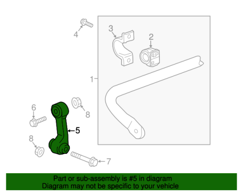 مسمار توازن خلفي يمين جهة الراكب ماليبو من 16 الى...