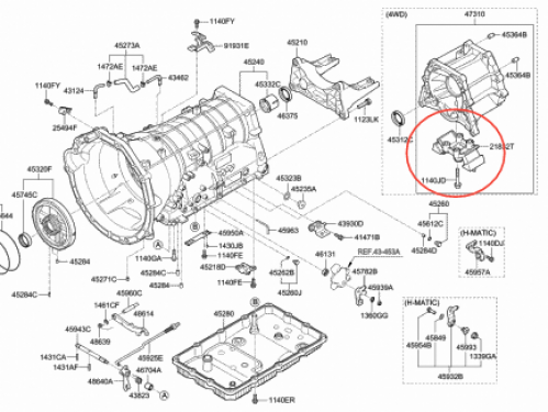 جلدة كرسي قير جينيسس من 2013 الى 2016 محرك 3.3L اص...