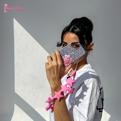 كفر جوال قويارد رمادي مع رسمة