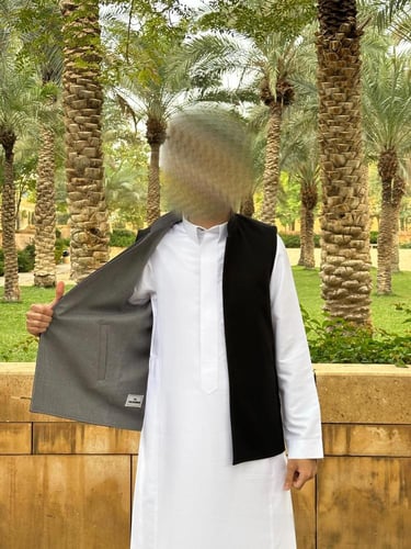 سديري اسود مع رمادي