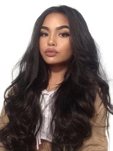 تركيب باروكة شعر عميلة