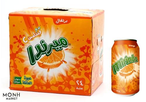 ميراندا برتقال 320 مل 24 حبة