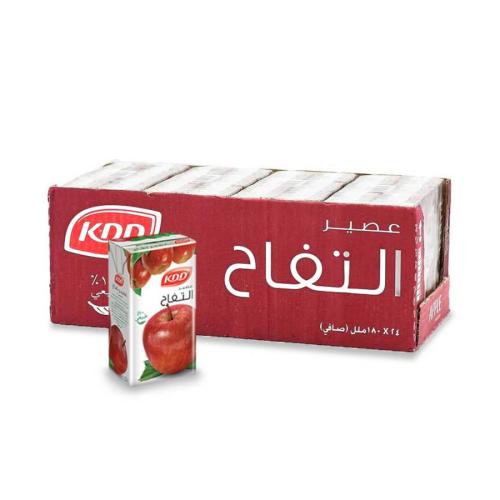 كرتون عصير KDD تفاح 185مل * 24 حبة