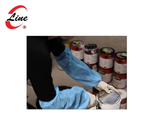 غطاء ذراع - ازرق - غير منسوج - 40×22سم - 20G - كرت...