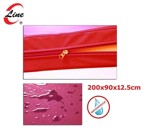 غطاء مرتبة - احمر مضاد للبكتـريا مقاوم للماء و الس...