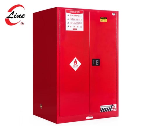 خزانة أمان - مقاومة للحريق 30جالون - لون احمر