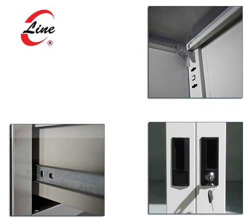 دولاب معدنى - Medical Cabinet 2 Door