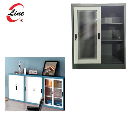 دولاب - Metal Short 2 Door