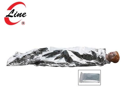 بطانية طوارئ - الومنيوم 210*160سم Silver