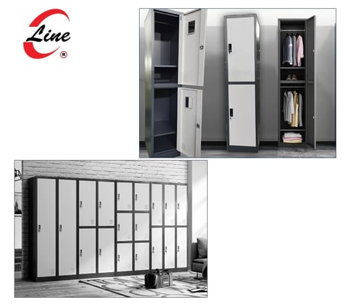 دولاب معدن طبى - Metal Long 2 Door