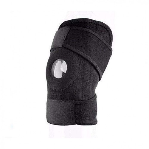 Knee support with straps