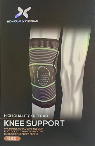 Knee support with straps