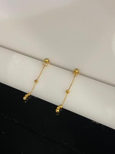 حلق الدوريكا ذهب عيار21 فاخر و انيق للمناسبات بواب...