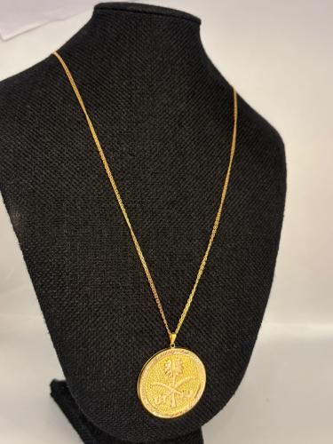 سبحة ذهب عيار18 فاخره و مميزه الطول 70سم وزن 6.78...