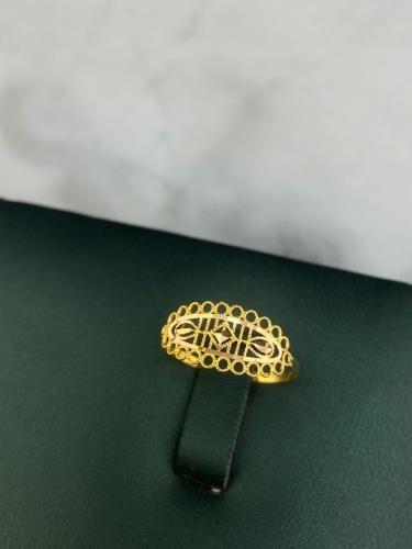 خاتم ذهب عيار21 فاخر و مميز للهدايا مقاس17 بوابة.4