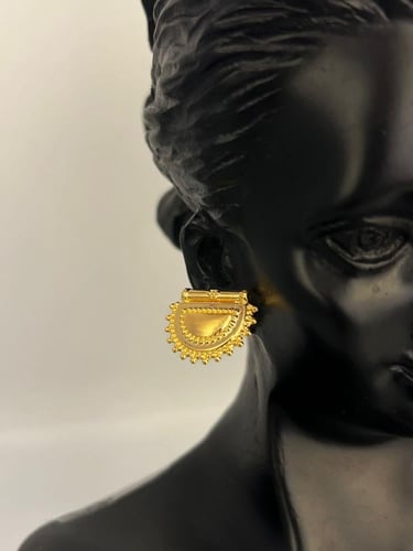 حلق ذهب عيار21 فاخر و مميز للمناسبات بوابة.5