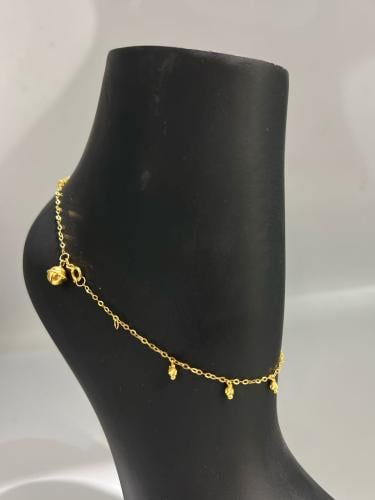 خلخال جرس موديل الدوريكا ذهب عيار21 فاخر و مميز بو...