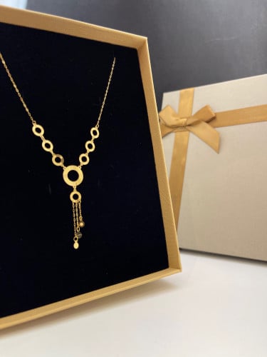 قلاده ناعمه ذهب عيار21 بوابة.5