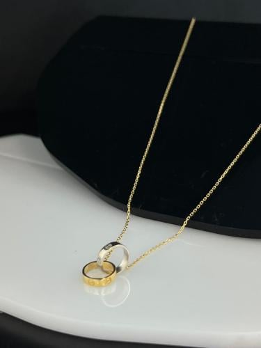 قلادة العشاق Love ذهب عيار18 فاخره و مميزه بوابة.5