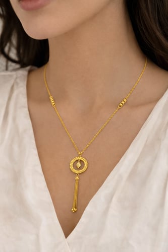 سبحة الدوريكا ذهب عيار 21 وزن 5.91 جرام