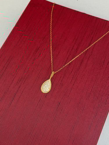 شوكر الدمعه مميز و انيق ذهب عيار21