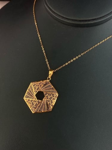 قلاده ذهب عيار21 فاخره و مميزه وزن 3.49 بوابة.5