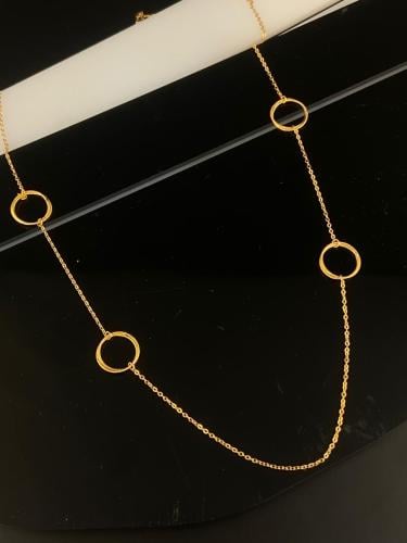 قلاده ذهب عيار21 فاخره و انيقه موديل ايطالي وزن 2....