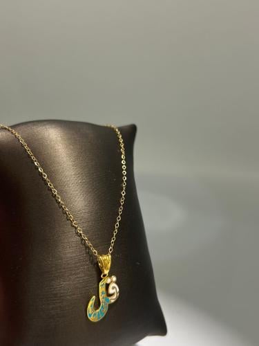 قلادة قل ذهب عيار21 فاخره و مميزه بوابة.5