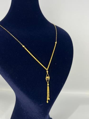 قلادة الدوريكا ذهب عيار21 فاخره و مميزه بوابة.5