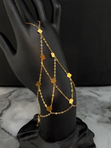 كف الورد ذهب عيار21 قاخر و مميز وزن 2.05 بوابة.4